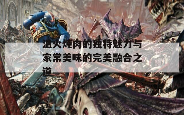 温火炖肉的独特魅力与家常美味的完美融合之道