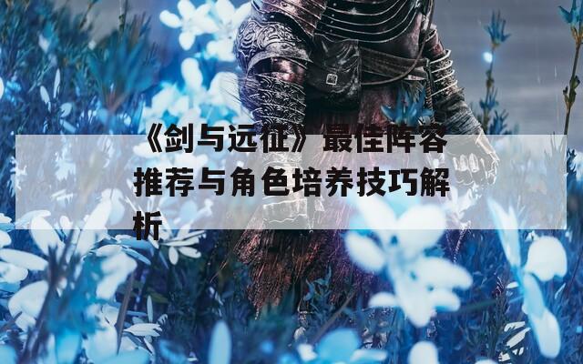 《剑与远征》最佳阵容推荐与角色培养技巧解析