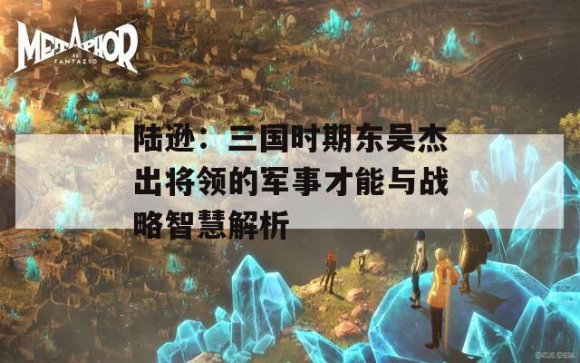 陆逊：三国时期东吴杰出将领的军事才能与战略智慧解析