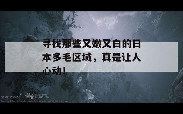 寻找那些又嫩又白的日本多毛区域，真是让人心动！