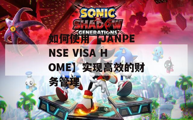 如何使用【JANPENSE VISA HOME】实现高效的财务管理
