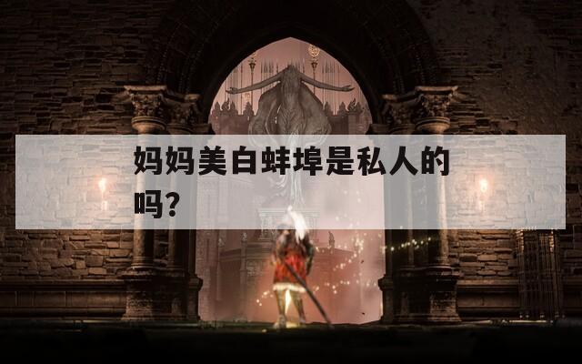 妈妈美白蚌埠是私人的吗？
