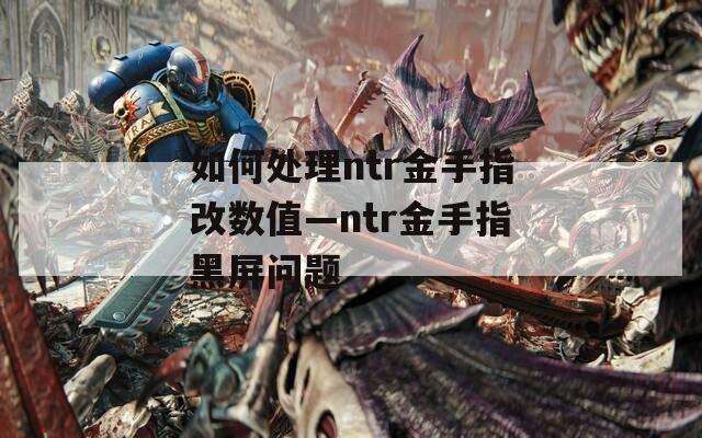如何处理ntr金手指改数值—ntr金手指黑屏问题