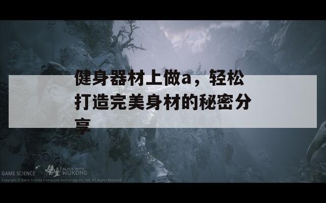健身器材上做a，轻松打造完美身材的秘密分享