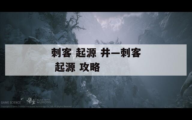 刺客 起源 井—刺客 起源 攻略