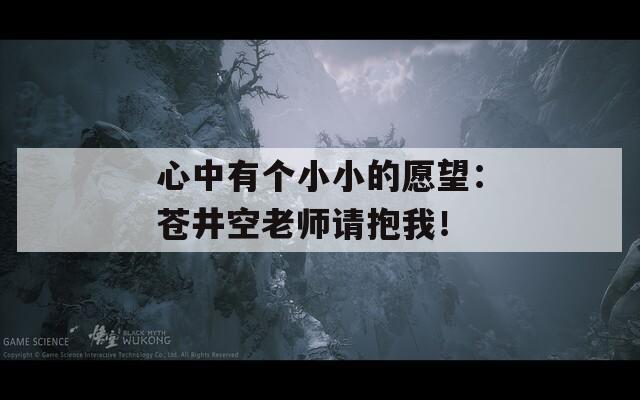 心中有个小小的愿望：苍井空老师请抱我！