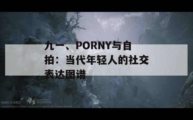 九一、PORNY与自拍：当代年轻人的社交表达图谱