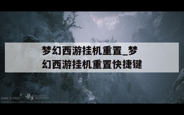 梦幻西游挂机重置_梦幻西游挂机重置快捷键