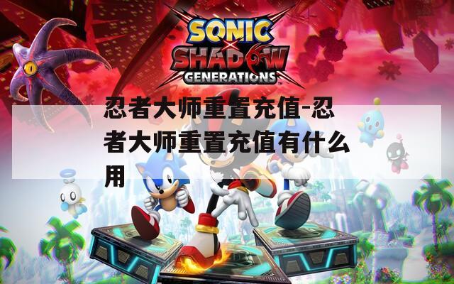 忍者大师重置充值-忍者大师重置充值有什么用