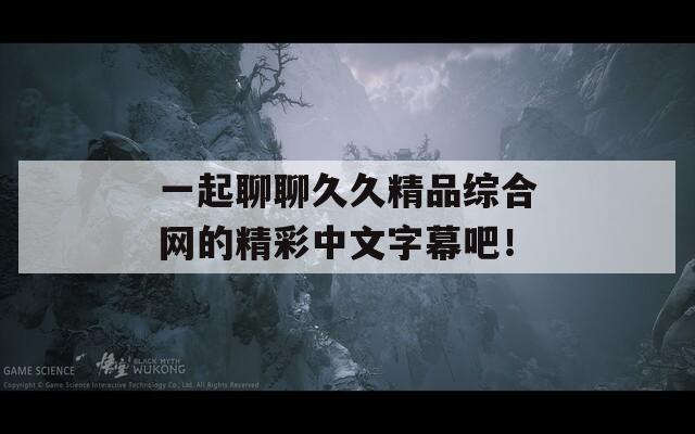 一起聊聊久久精品综合网的精彩中文字幕吧！