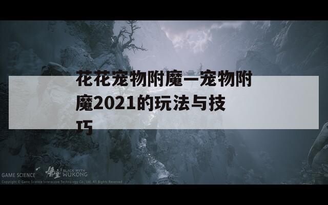 花花宠物附魔—宠物附魔2021的玩法与技巧