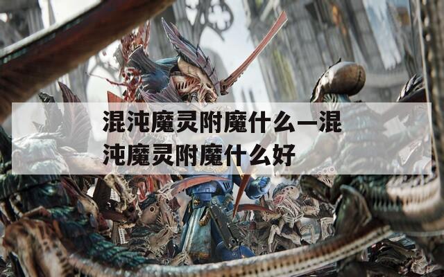 混沌魔灵附魔什么—混沌魔灵附魔什么好