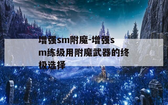 增强sm附魔-增强sm练级用附魔武器的终极选择