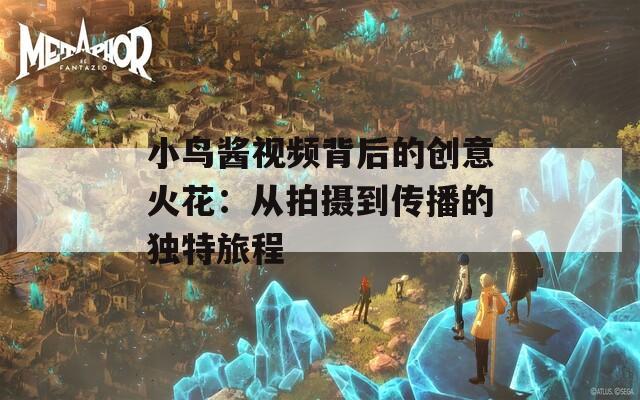 小鸟酱视频背后的创意火花：从拍摄到传播的独特旅程